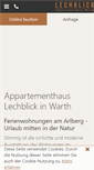 Mobile Screenshot of lechblick.at